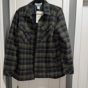 Duluth women’s new with tags Folklore Flannel Insulated shirt jacket size xl
